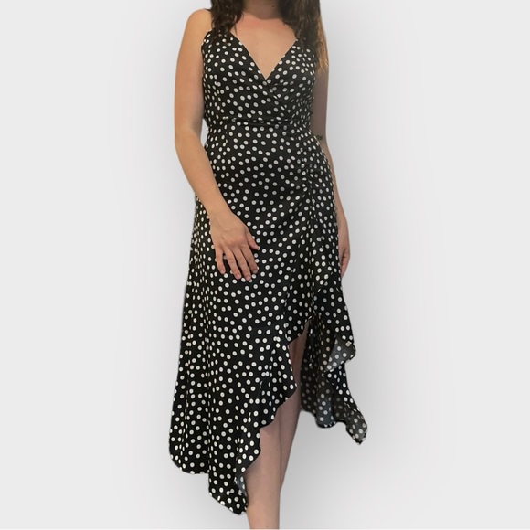 Dress Forum Dresses & Skirts - Dress Forum Los Angeles Black & White Polka Dot Dress